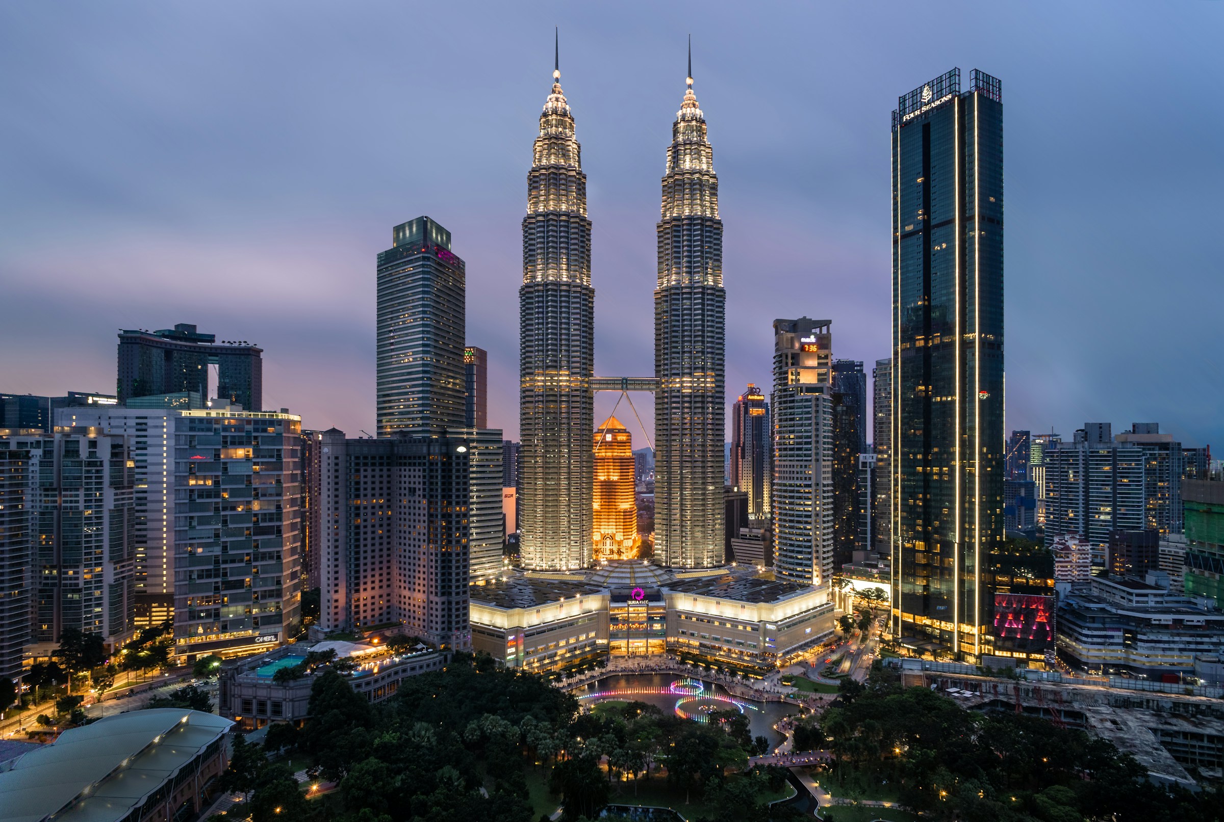 Kuala Lumpur at dusk